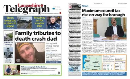 Lancashire Telegraph (Blackburn, Darwen, Hyndburn, Ribble Valley) – February 22, 2022