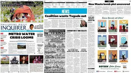 Philippine Daily Inquirer – November 01, 2016