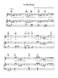 In my head - James Bay (Piano-Vocal-Guitar (Piano Accompaniment))