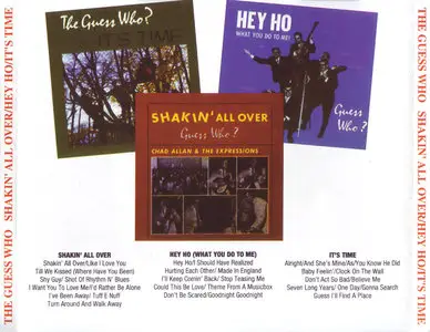 The Guess Who: 1965 - Shakin' All Over & 1965 - Hey Ho (What You Do to Me) & 1966 - It's Time (2003)