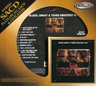 Blood, Sweat And Tears - Greatest Hits (1972) [Audio Fidelity 2016] PS3 ISO + Hi-Res FLAC