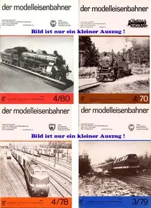 Modelleisenbahner diverse Ausgaben 1970 - 1982