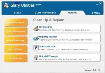 Glary Utilities PRO 2.3.1.92 Portable