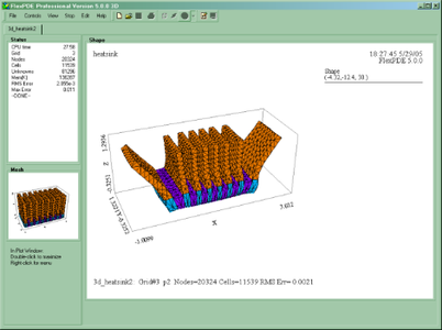 FlexPDE Professional 3D v5.0.10
