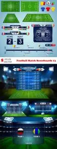 Vectors - Football Match Scoreboards 13