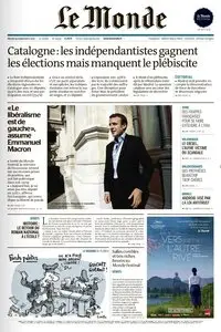 Le Monde et Supplément du Mardi 29 Septembre 2015