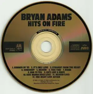 Bryan Adams - Hits On Fire (1988) [Japanese Edition]