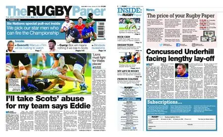 The Rugby Paper – January 30, 2022