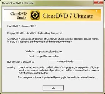 CloneDVD 7 Ultimate 7.0.0.5