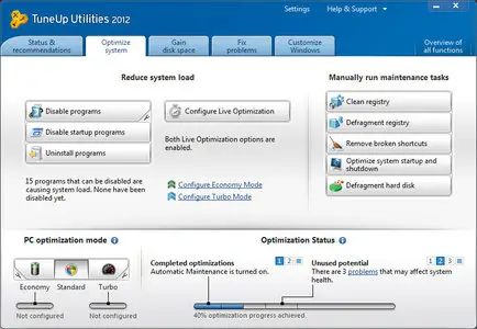 TuneUp Utilities 2012 v12.0.3600.104