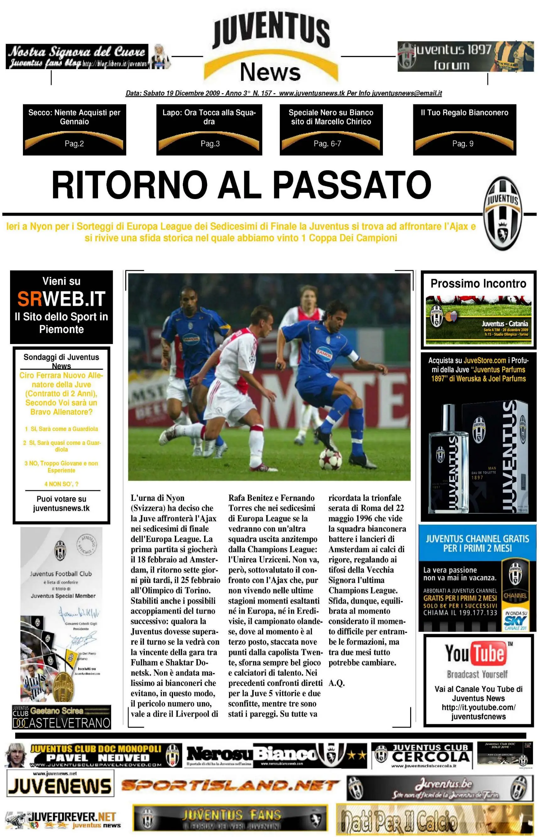 Juventus News 19.12.2009