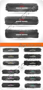Grunge banner vector