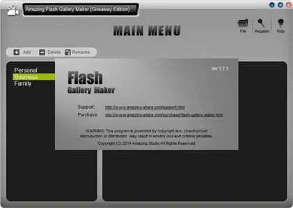 Amazing Flash Gallery Maker 1.7.1