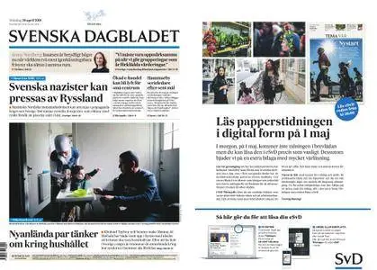 Svenska Dagbladet – 30 april 2018