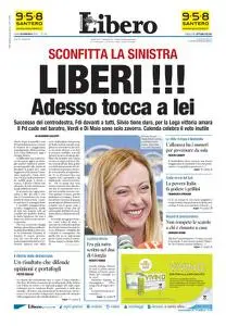 Libero - 26 Settembre 2022