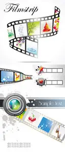 Color Filmstrip Vector
