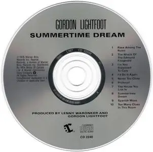 Gordon Lightfoot - Summertime Dream (1976) [1990, Reissue]