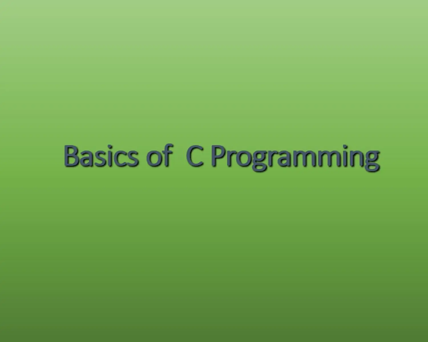 Basics of C programming language / AvaxHome