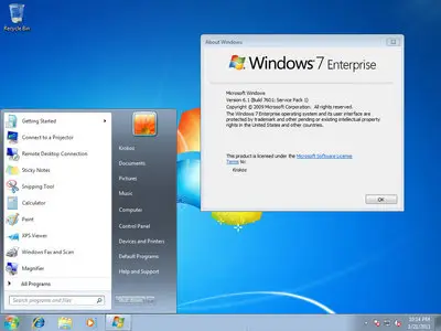 Windows 7 Enterprise with SP1 - RTM English