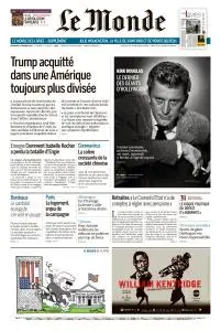 Le Monde du Vendredi 7 Février 2020