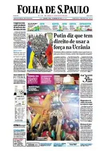 Folha de São Paulo - 5 de março de 2014 - Quarta