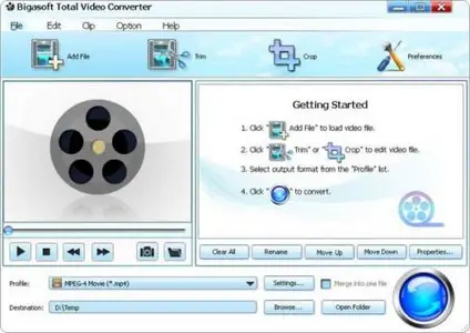 Bigasoft Total Video Converter 3.4.10.4239 Multilanguage