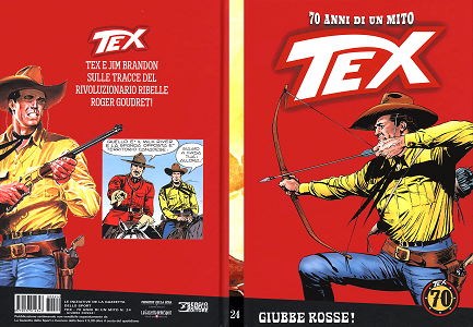 Tex 70 Anni Di Un Mito - Volume 24 - Giubbe Rosse