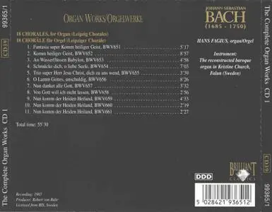 J.S.Bach - The Complete Organ Works CD 1 - Hans Fagius