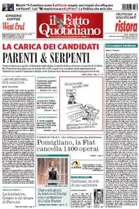 Il Fatto Quotidiano (15-01-13)
