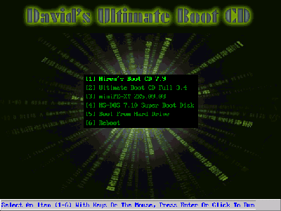 David's Ultimate Boot Cd