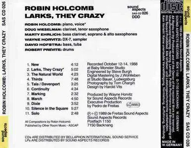 Robin Holcomb - Larks, They Crazy (1989)