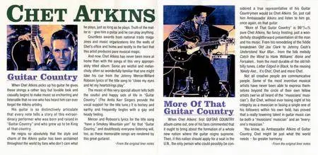 Chet Atkins - Guitar Country / More Of That Guitar Country (2001) {2 LPs On 1 CD}