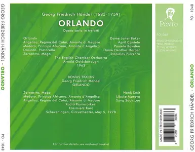 Arnold Goldsbrough, English Chamber Orchestra, Janet Baker - George Frideric Handel: Orlando (2006)