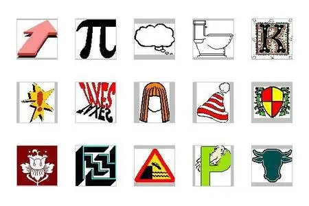 51,000 Clipart Images - Set 12 - Symbols