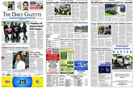 The Daily Gazette – April 30, 2021
