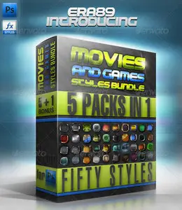 GraphicRiver - Movies & Games Styles Premium Bundle