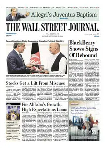The Wall Street Journal (Europe) September 22 2014