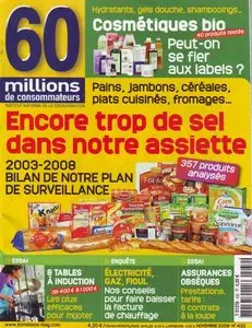 60 Millions De Consommateurs No 432 - Novembre 2008