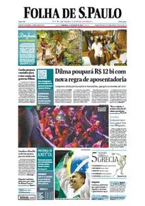 Folha de São Paulo - 12 de julho de 2015 - Domingo