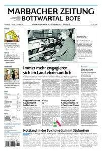 Marbacher Zeitung - 30. Dezember 2017