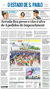 Jornal O Estado de SP em PDF, Sábado, 13 de Fevereiro de 2010