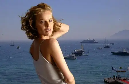 Eva Herzigova - Paul Smith Photoshoot during Cannes Film Festival 2004