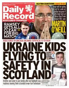 Daily Record – March 31, 2022