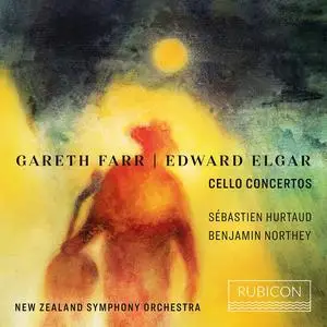 Sébastien Hurtaud, Benjamin Northey, New Zealand Symphony Orchestra - Gareth Farr, Edward Elgar: Cello Concertos (2020)