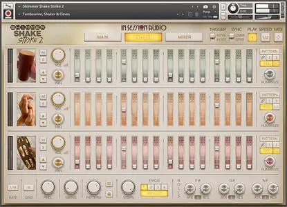 In Session Audio Shimmer Shake Strike 2 with the Expansion KONTAKT