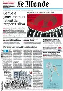 Le Monde du Mercredi 7 Novembre 2012