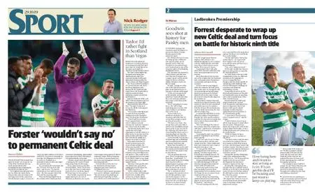 The Herald Sport (Scotland) – October 29, 2019