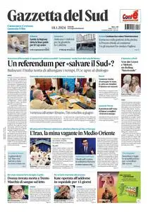 Gazzetta del Sud Catanzaro - 18 Gennaio 2024