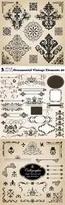 Vectors - Ornamental Vintage Elements 20