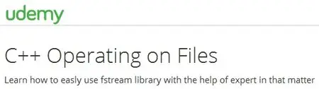 C++ Operating on Files